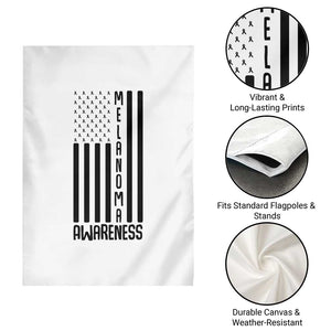 Melanoma Awareness USA Flag Garden Flag Patriotic Cancer Warrior TS12 Print Your Wear