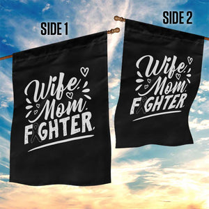 Wife Mom Melanoma Fighter Garden Flag Family Support Strong And Fearless TS12 Print Your Wear