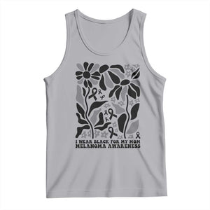 I Wear Black For My Mom Tank Top Melanoma Support Squad TS12 Athletic Heather Print Your Wear
