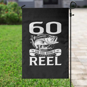 Still Keeping It Reel At 60 Garden Flag Fisherman Birthday Gift TS12 Print Your Wear