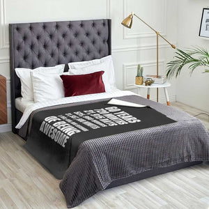 Cheers To 60 Years Birthday Throw Blanket Sixty Years Of Awesome TS12 Print Your Wear