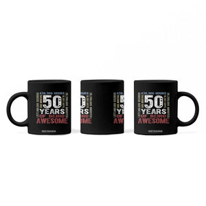 Vintage 50 Years Of Being Awesome Coffee Mug 50th Birthday Legend Gift Idea TS12 Print Your Wear