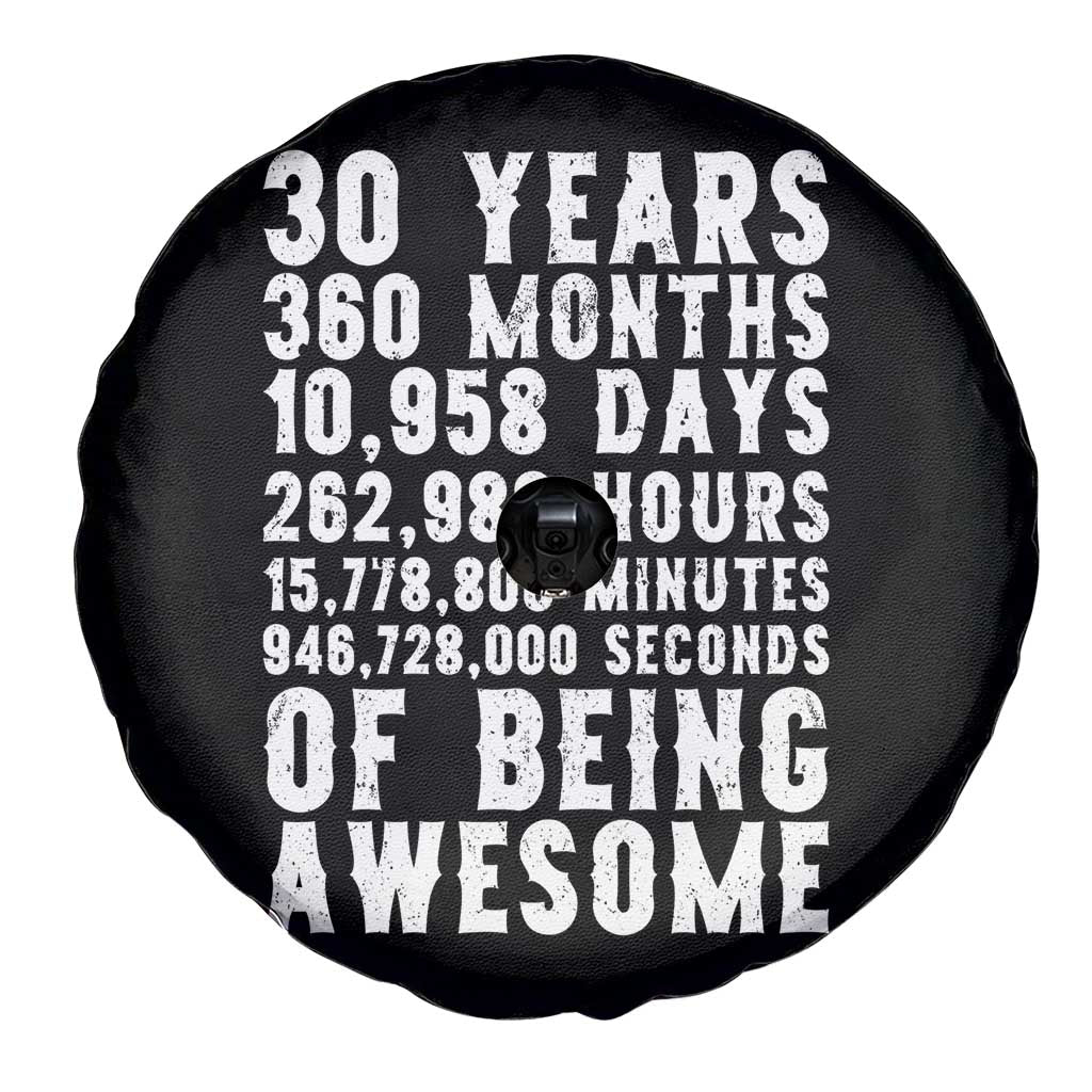 Funny 30th Birthday Spare Tire Cover Thirty Years Of Being Awesome TS12 Print Your Wear