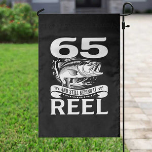Still Keeping It Reel At 65 Garden Flag Fisherman Birthday Gift TS12 Print Your Wear