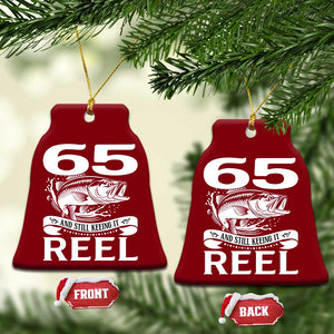 Still Keeping It Reel At 65 Ceramic Ornament Fisherman Birthday Gift TS12 Print Your Wear