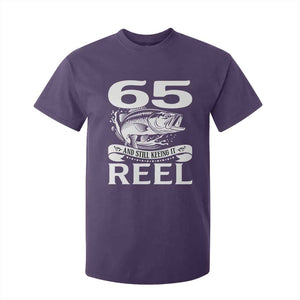 Still Keeping It Reel At 65 T Shirt For Kid Fisherman Birthday Gift TS12 Purple Print Your Wear