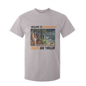 Welcome To Summerween Chillin And Thrillin T Shirt For Kid Funny Summer Halloween
