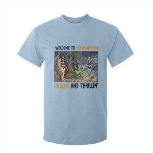 Welcome To Summerween Chillin And Thrillin T Shirt For Kid Funny Summer Halloween