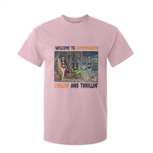 Welcome To Summerween Chillin And Thrillin T Shirt For Kid Funny Summer Halloween