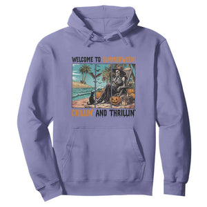 Welcome To Summerween Chillin And Thrillin Hoodie Spooky Beach Party Gift