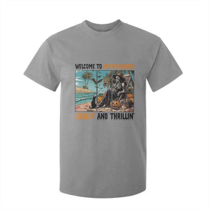 Welcome To Summerween Chillin And Thrillin T Shirt For Kid Spooky Beach Party Gift