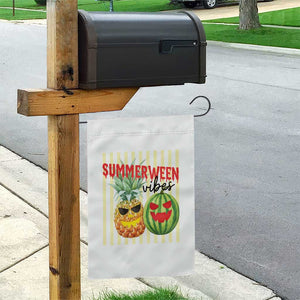 Funny Summerween Fruit Garden Flag Spooky Pineapple Watermelon Graphic