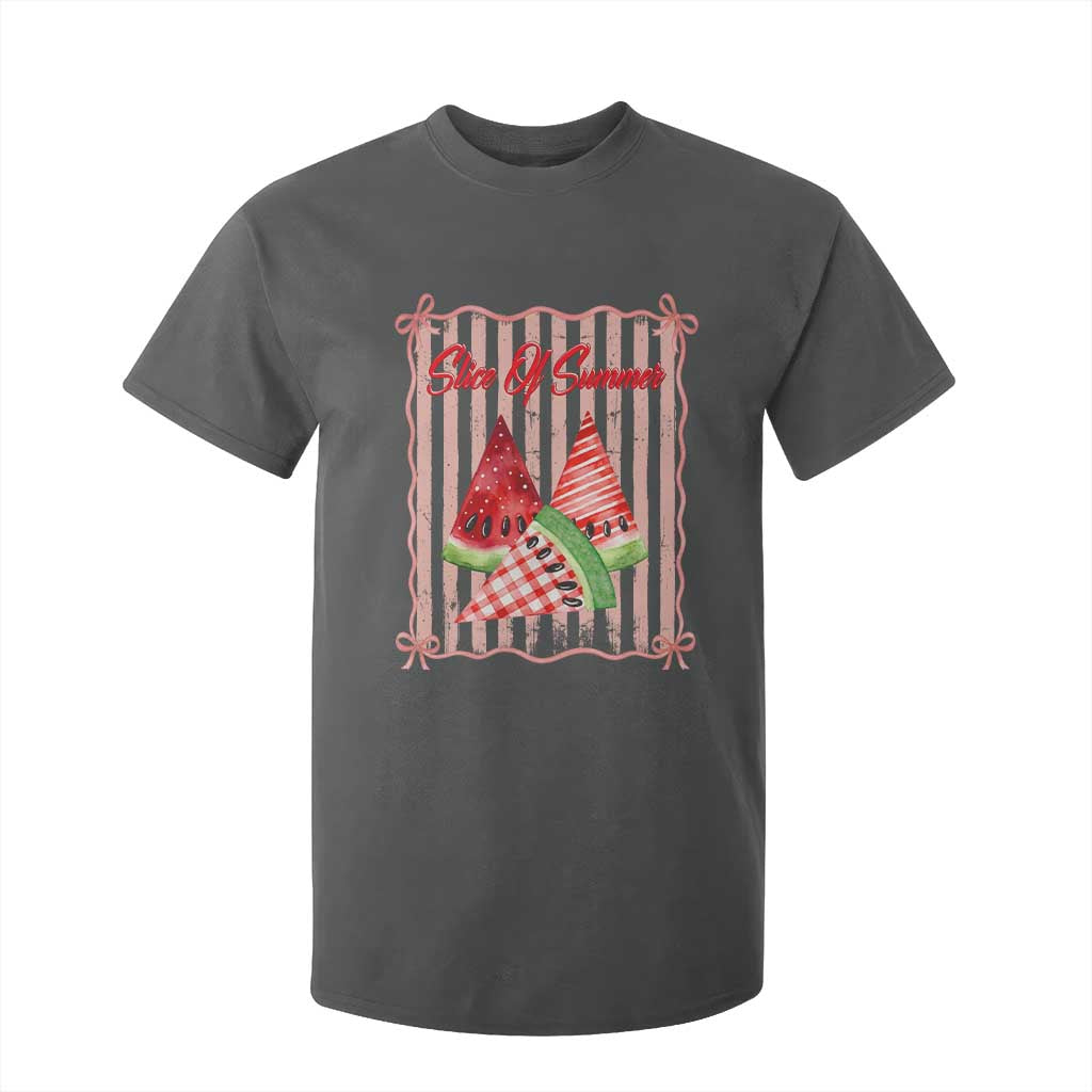 Striped Watermelon Beach Vibes Graphic T Shirt For Kid Slice Of Summer