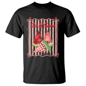 Striped Watermelon Beach Vibes Graphic T Shirt Slice Of Summer
