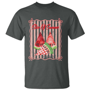Striped Watermelon Beach Vibes Graphic T Shirt Slice Of Summer