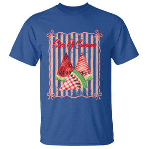Striped Watermelon Beach Vibes Graphic T Shirt Slice Of Summer