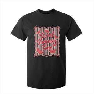 Striped Watermelon Beach Vibes Graphic T Shirt For Kid Sweet Summer Time