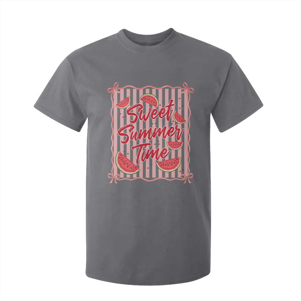 Striped Watermelon Beach Vibes Graphic T Shirt For Kid Sweet Summer Time