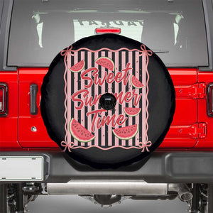 Striped Watermelon Beach Vibes Graphic Spare Tire Cover Sweet Summer Time