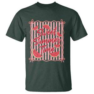 Striped Watermelon Beach Vibes Graphic T Shirt Sweet Summer Time