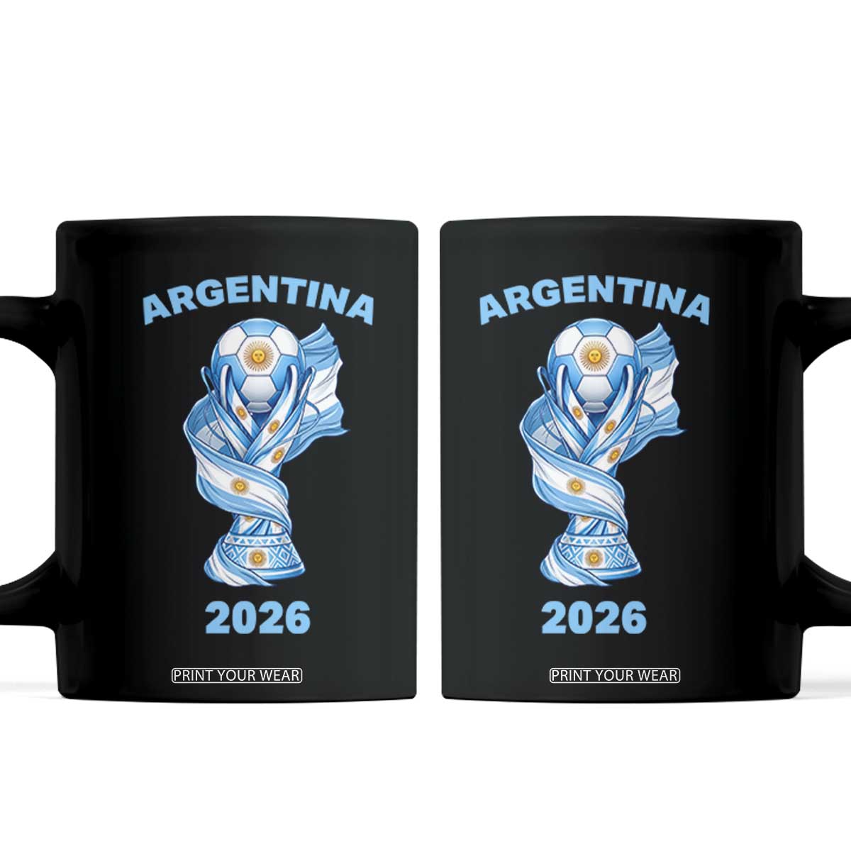 Proud Argentina Soccer 2026 Coffee Mug World Football Fan Gift