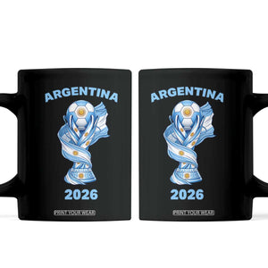 Proud Argentina Soccer 2026 Coffee Mug World Football Fan Gift