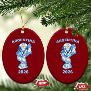 Proud Argentina Soccer 2026 Ceramic Ornament World Football Fan Gift