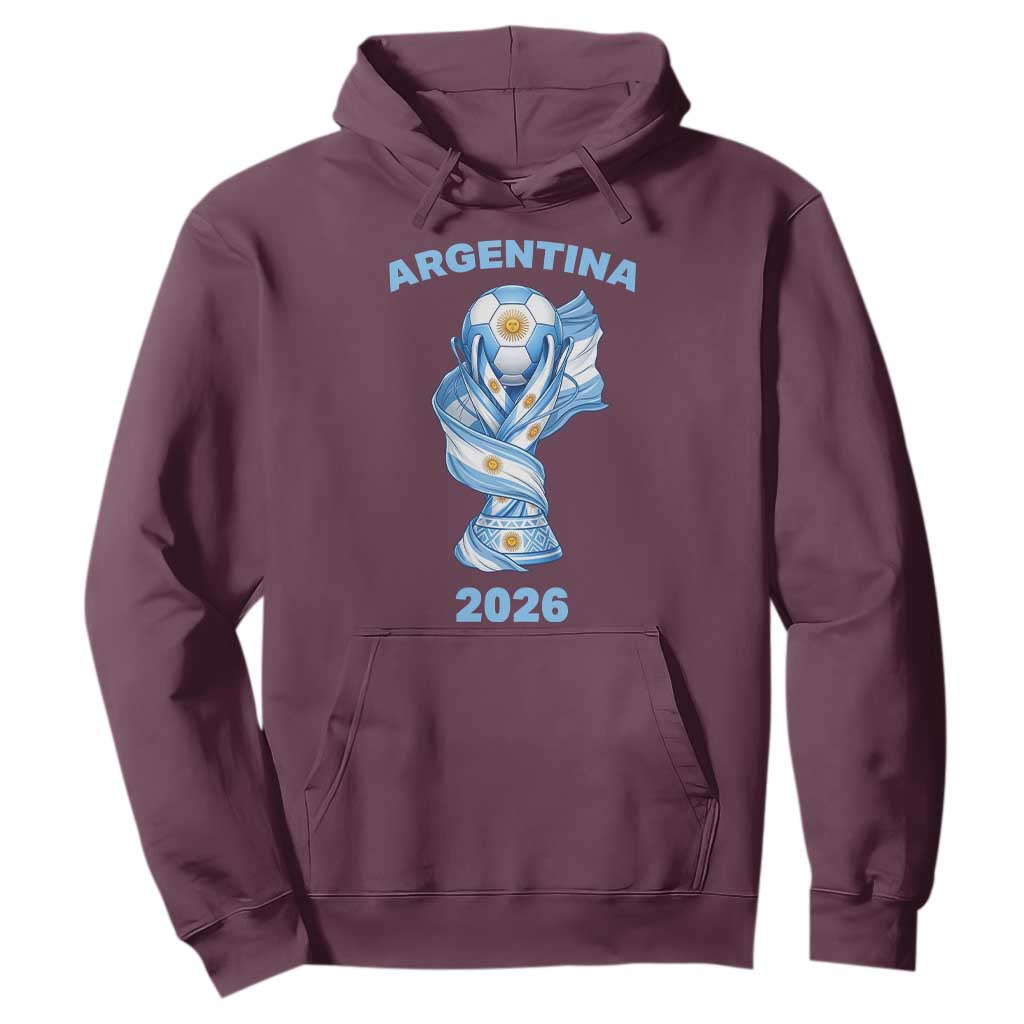 Proud Argentina Soccer 2026 Hoodie World Football Fan Gift
