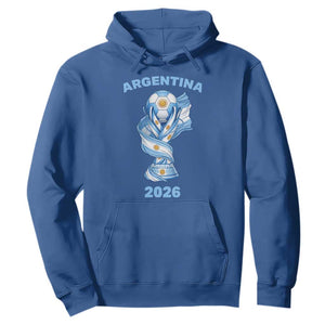 Proud Argentina Soccer 2026 Hoodie World Football Fan Gift