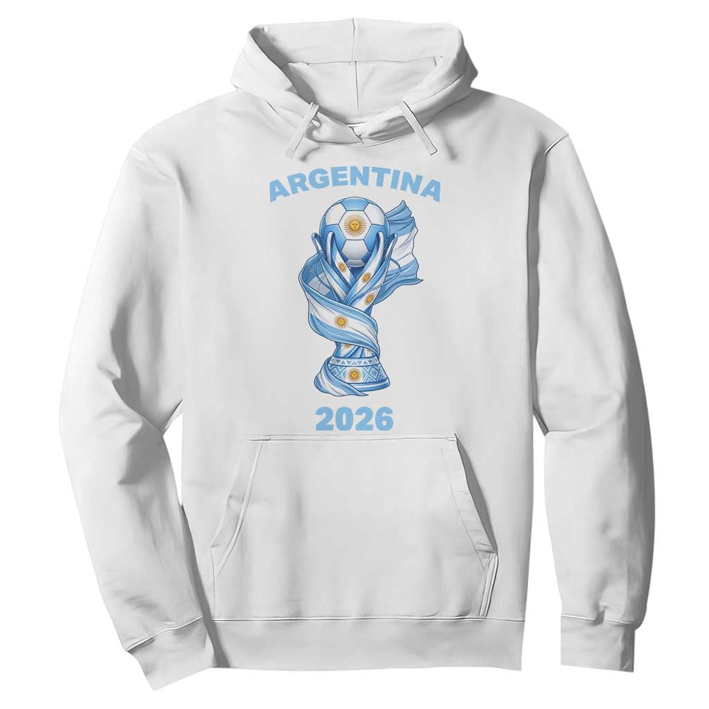 Proud Argentina Soccer 2026 Hoodie World Football Fan Gift