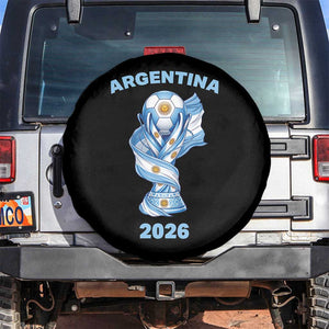Proud Argentina Soccer 2026 Spare Tire Cover World Football Fan Gift