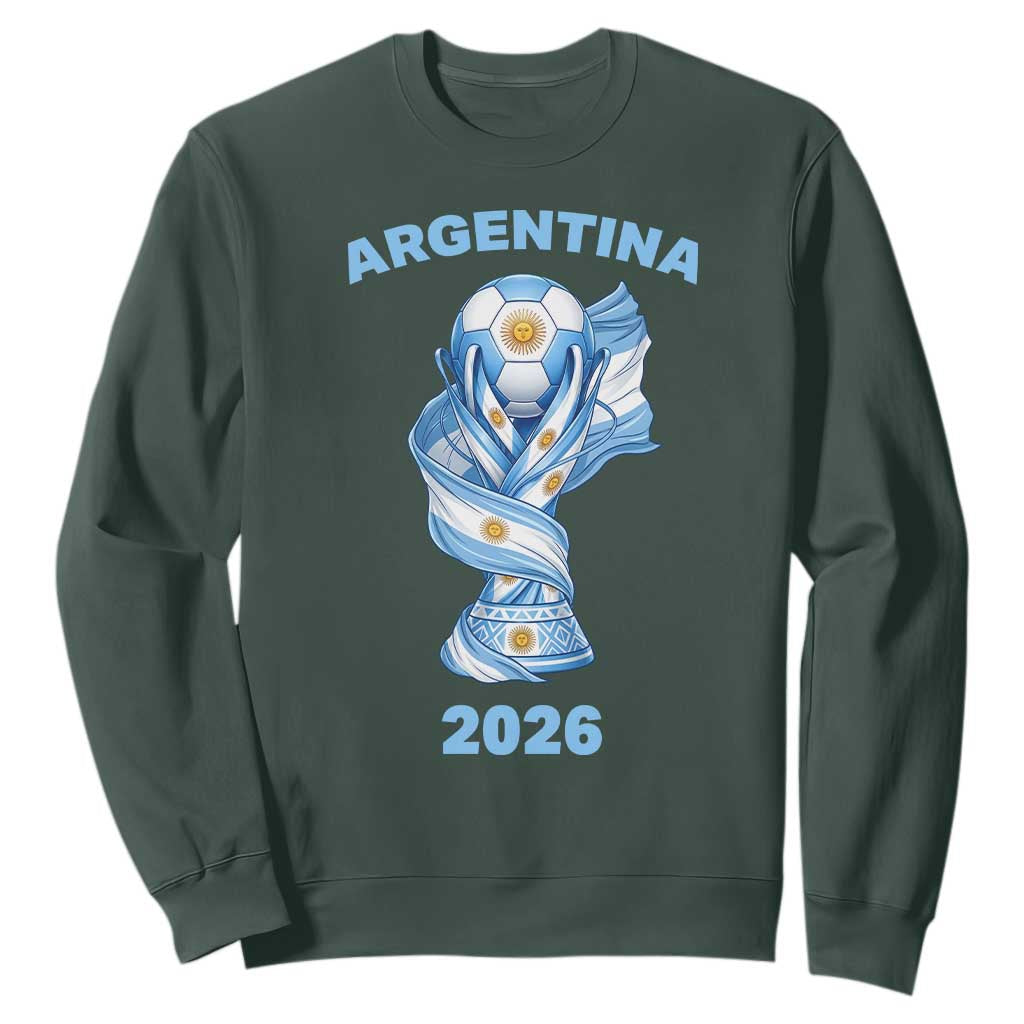 Proud Argentina Soccer 2026 Sweatshirt World Football Fan Gift