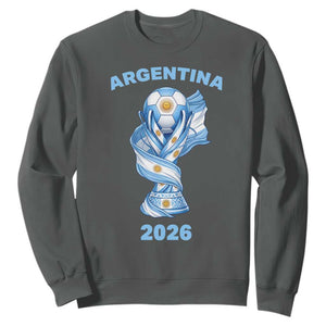 Proud Argentina Soccer 2026 Sweatshirt World Football Fan Gift
