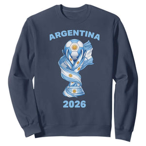Proud Argentina Soccer 2026 Sweatshirt World Football Fan Gift