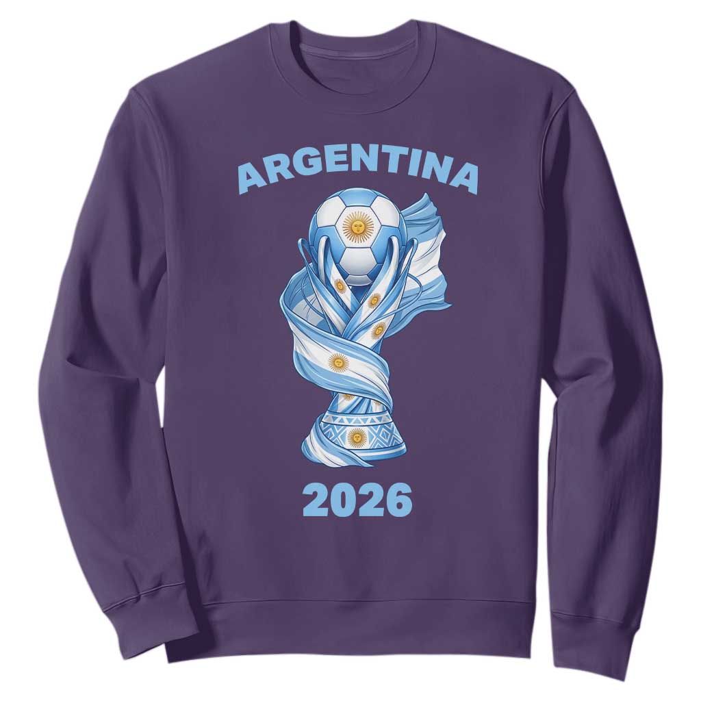 Proud Argentina Soccer 2026 Sweatshirt World Football Fan Gift