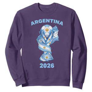 Proud Argentina Soccer 2026 Sweatshirt World Football Fan Gift