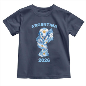 Proud Argentina Soccer 2026 Toddler T Shirt World Football Fan Gift