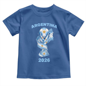 Proud Argentina Soccer 2026 Toddler T Shirt World Football Fan Gift