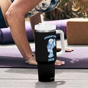 Proud Argentina Soccer 2026 Tumbler With Handle World Football Fan Gift
