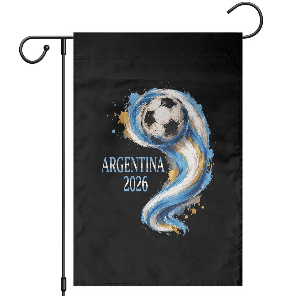 Argentina 2026 Soccer Fan Garden Flag Proud Football Flag Supporter
