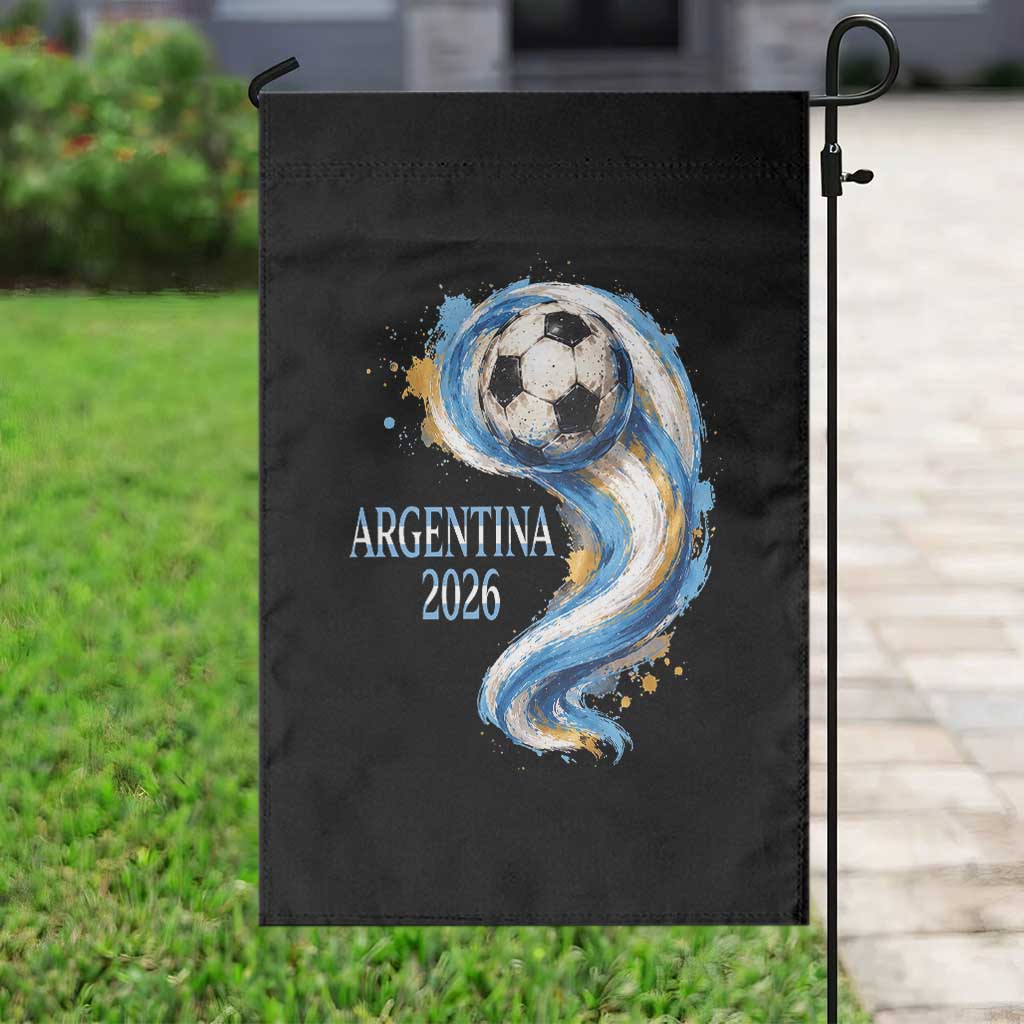 Argentina 2026 Soccer Fan Garden Flag Proud Football Flag Supporter