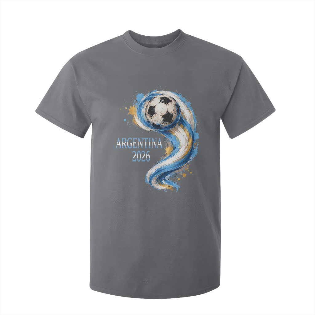 Argentina 2026 Soccer Fan T Shirt For Kid Proud Football Flag Supporter