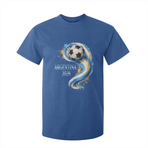 Argentina 2026 Soccer Fan T Shirt For Kid Proud Football Flag Supporter