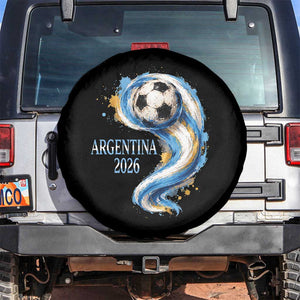 Argentina 2026 Soccer Fan Spare Tire Cover Proud Football Flag Supporter