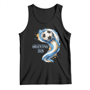 Argentina 2026 Soccer Fan Tank Top Proud Football Flag Supporter