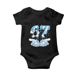 Funny Argentina Six Seven Football Meme Baby Onesie Gen Alpha Soccer Fan