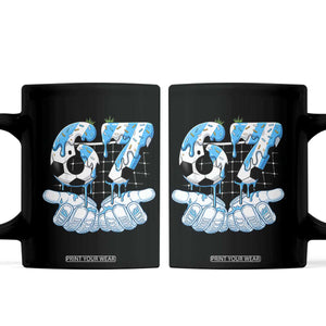 Funny Argentina Six Seven Football Meme Coffee Mug Gen Alpha Soccer Fan