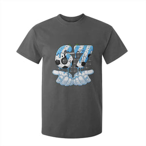 Funny Argentina Six Seven Football Meme T Shirt For Kid Gen Alpha Soccer Fan