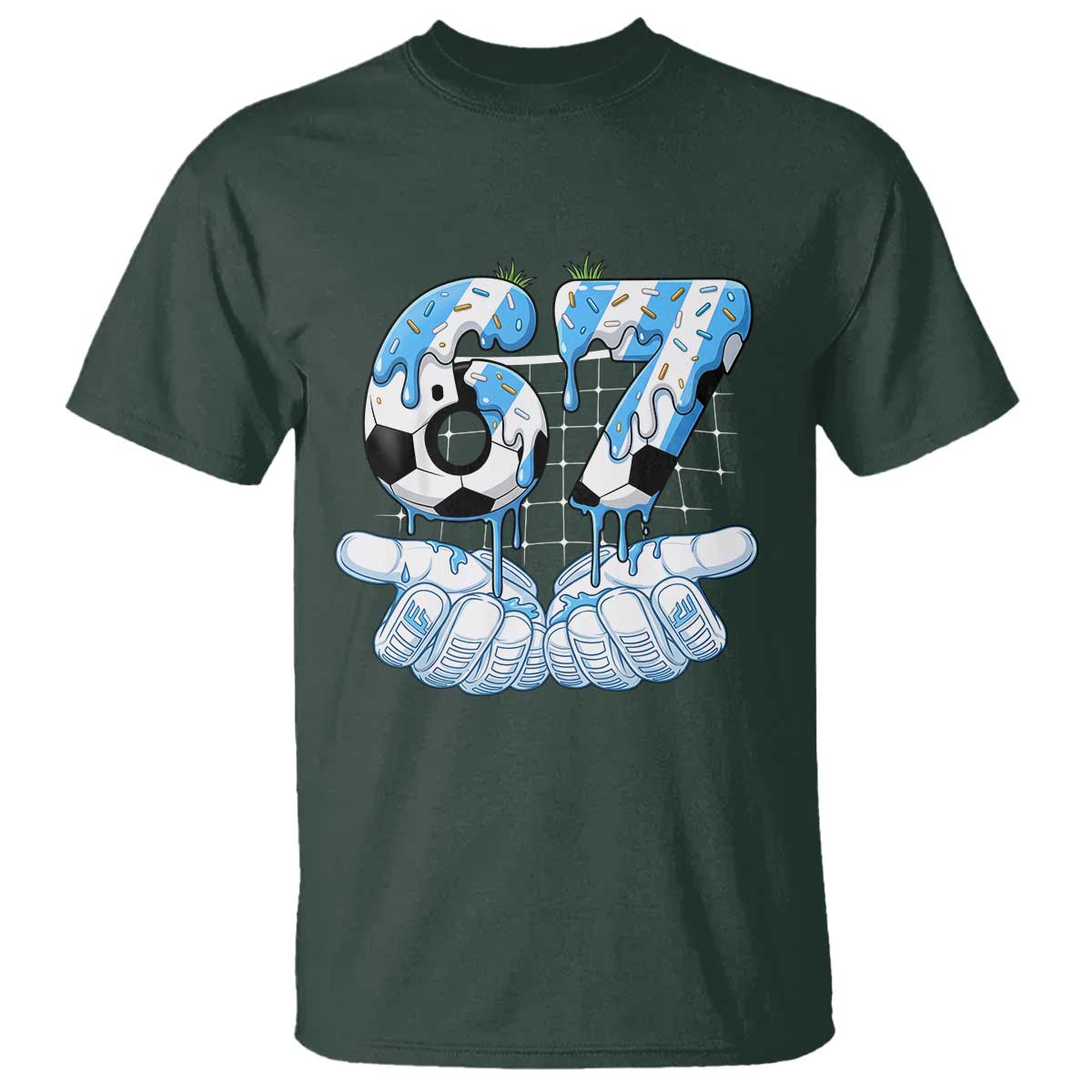 Funny Argentina Six Seven Football Meme T Shirt Gen Alpha Soccer Fan