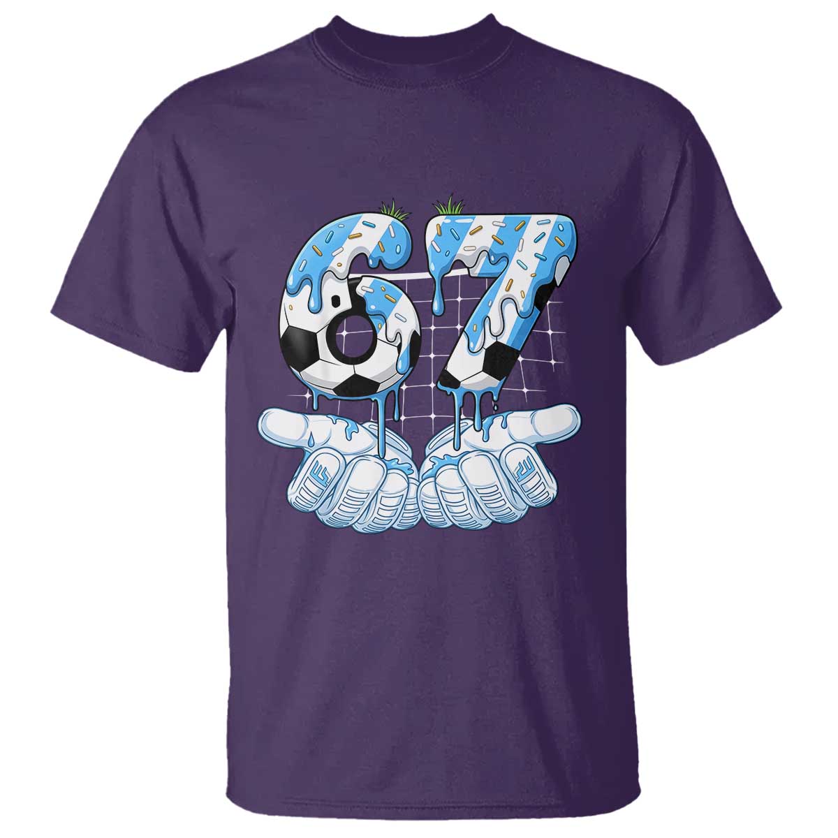 Funny Argentina Six Seven Football Meme T Shirt Gen Alpha Soccer Fan